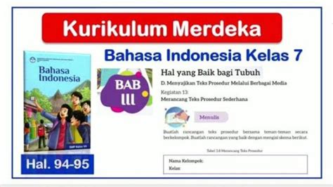 Soal And Kunci Jawaban Bahasa Indonesia Kelas 7 Smp Halaman 94 95