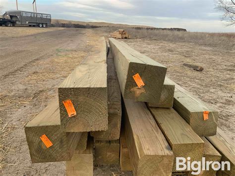 6x6 Pressure Treated Lumber Bigiron Auctions