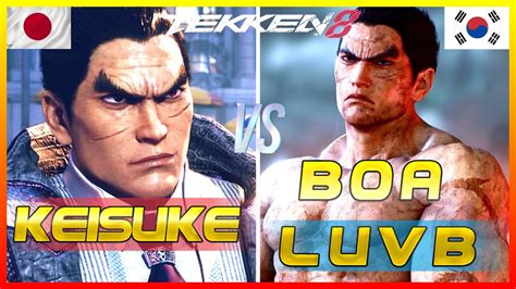 Tekken 8 BoA Luvb Kazuya Vs Keisuke 1 Kazuya Mirror Ranked Matches