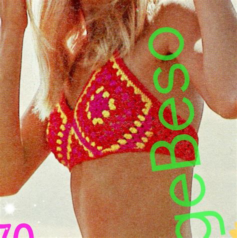 Sexy Bikini Crochet Pattern S Diamond Crochet Bikini Pattern