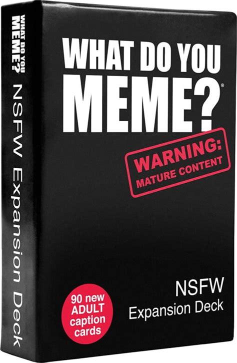 What Do You Meme NSFW Expansion Across The Board Game Cafe