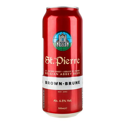 Пиво 0.5л 6.5% темное фильтрованное пастеризованное Brune St.Pierre ж/б ...