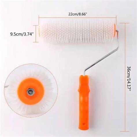 Latex Floor Self Leveling Screed Spiked Roller For Self Leveling Epoxy