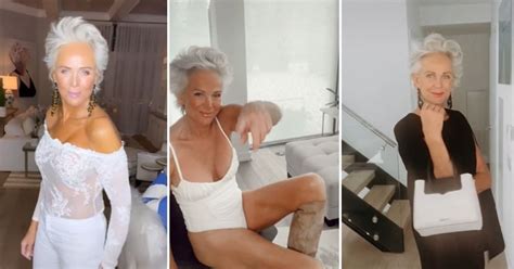 Abuela de años se muestra en vestidos sexy y bikini y es la inspiración de mujeres mayores