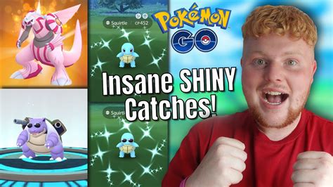 Insane Shiny Catches Squirtle Classic Community Day Pokémon Go Shiny Sunglasses Squirtle