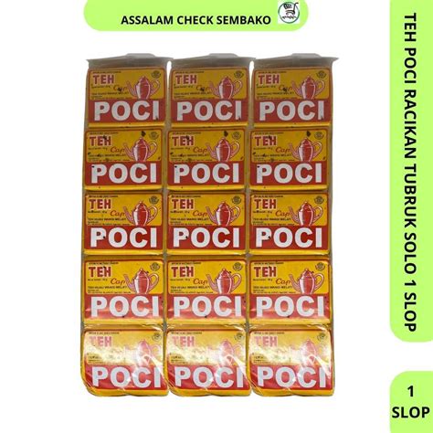 Jual Teh Poci Racikan Tubruk Khas Wedangan Solo Satu Paket Slop Isi