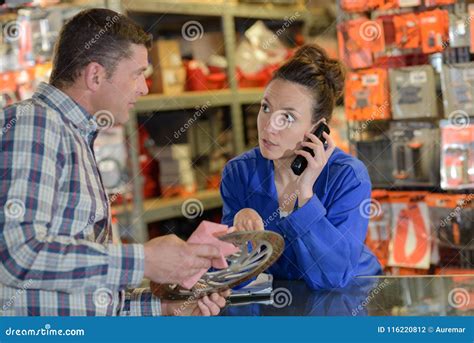 Sales Assistant At Work Stock Photo Image Of Owner 116220812