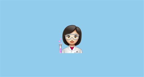 Cientista Mulher Pele Clara Emoji On WhatsApp 2 19 352