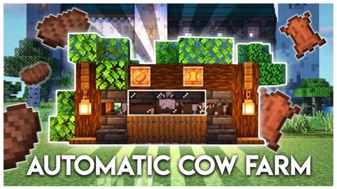 🔥 Minecraft : Best Cow Farm | Simple and Easy | 1.19 | [Java / Bedrock ...