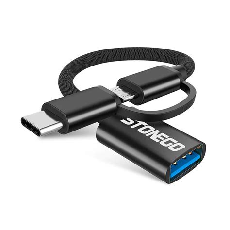 Generico Adaptador Usb Tipo C Y Micro Usb A Usb 3 0 Otg