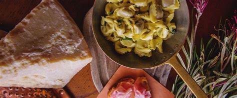 Tortellini Cured Ham And Cheese With Prosciutto Crostini Giovanni Rana