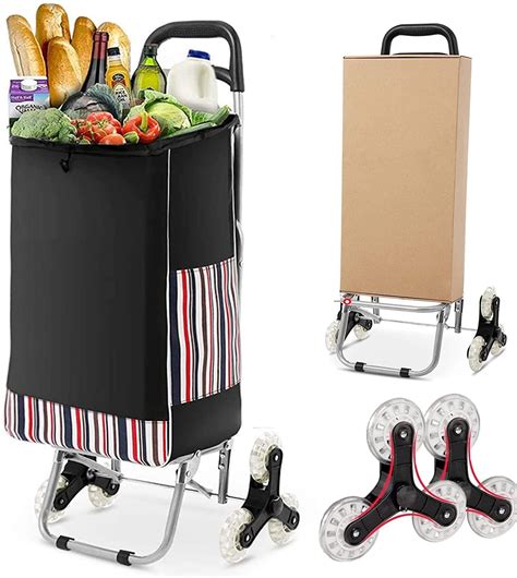 Buy Hifrruy Foldable Shopping Cart Utility Carts With Wheels And