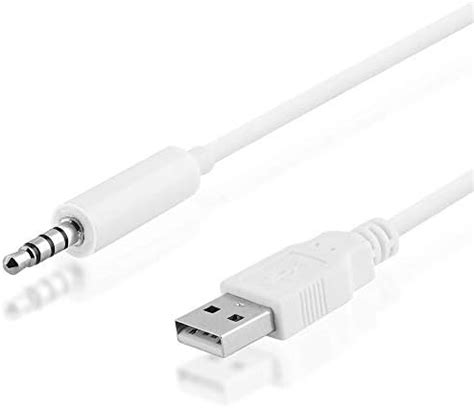 BestPlug 1 Meter USB Kabel Ladekabel Aux In Out 3 5mm Klinke Stecker