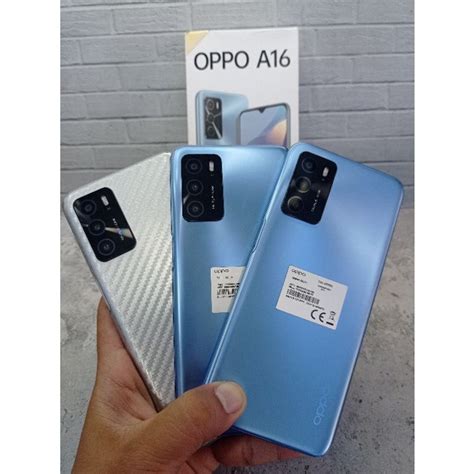 Jual Hp Oppo A16 Ram 4GB Internal 64GB 3 32 4 64 HP Second Seken Sekn