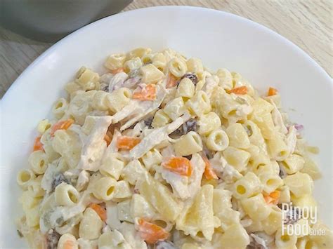 Chicken Macaroni Salad Recipe And Procedure