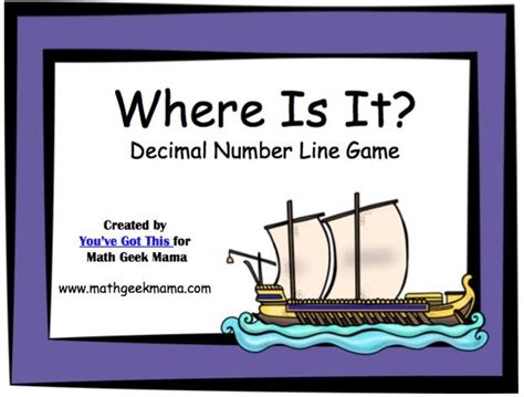 Decimals on a Number Line Game that Kids LOVE! {FREE} | Number line ...