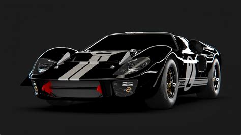 Ford Gt40 Mk Ii 3d Model By Allaydesign