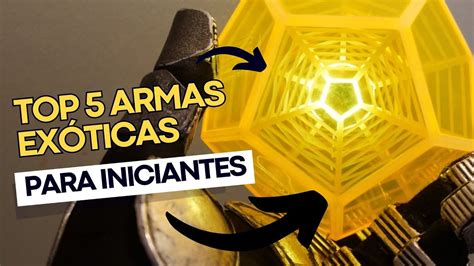 TOP 5 ARMAS EXÓTICAS PARA NOVOS JOGADORES OU PARA QUEM ESTÁ VOLTANDO AO