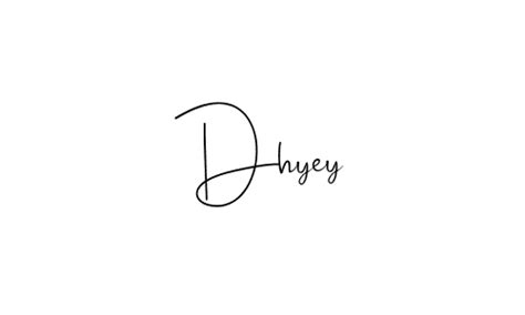 88 Dhyey Name Signature Style Ideas Special Esignature