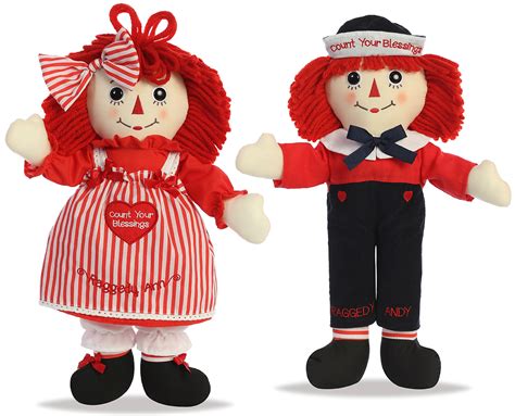 Raggedy Ann Andy Count Your Blessings Dolls By Aurora