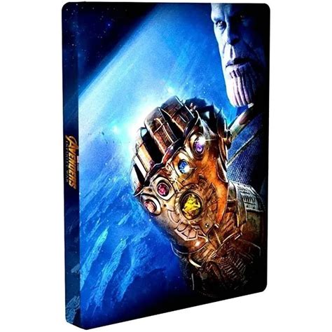 Steelbook Vingadores Guerra Infinita Blu Ray 3D 2D Marvel