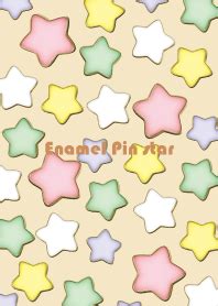 Enamel Pin Candy Star 2 LINE 着せかえ LINE STORE