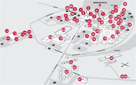 Campus Map Saint Johns University Csb Sju