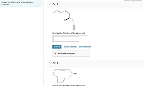 Give The Iupac Name For This Molecule Chegg