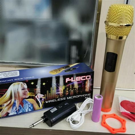 Jual Cod Microphone Wireless Single Terbaru Fleco M Mic Wireless