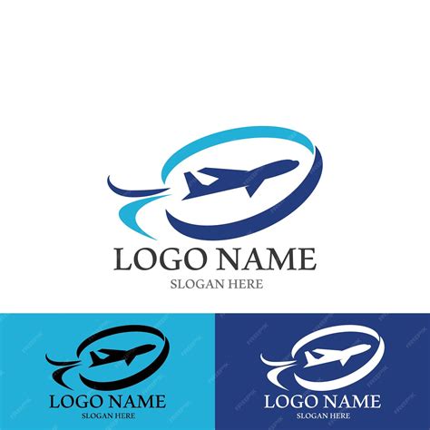 premium vector air plane logo  vector template