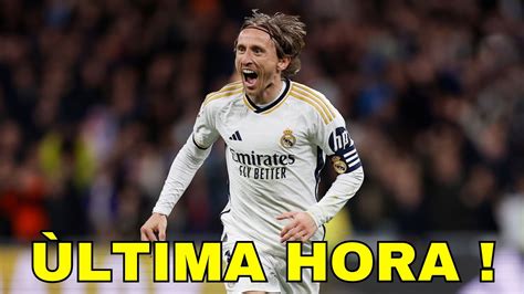 Modric Se Lo Dijo A Florentino Tras Bajar Al Vestuario En El Cl Sico