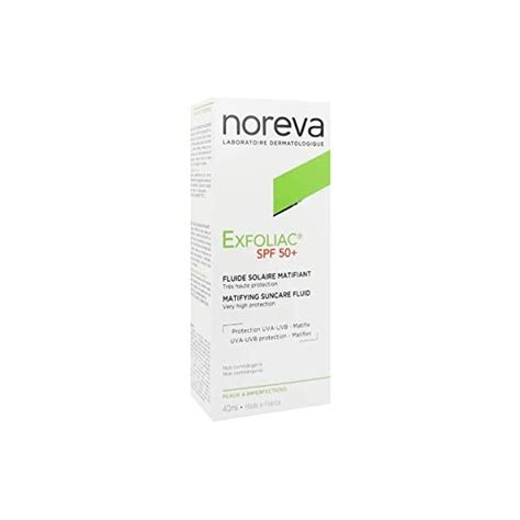 Noreva Exfoliac Fluide Solaire Matifiant SPF50 40 Ml