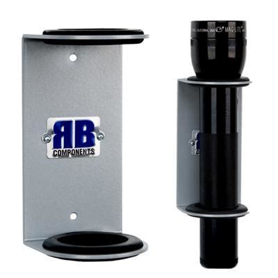 RB Components 2292-2 Aluminum Flashlight Wall Holder For Garage or ...