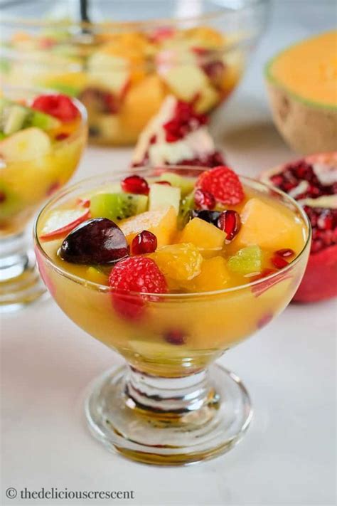 Fresh Fruit Salad With Orange Honey Dressing Is An Amazingly Refreshing