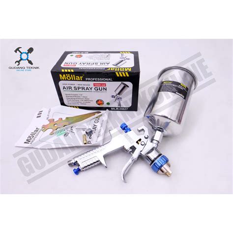 Jual Spray Gun Hvlp Mm Mollar H Aluminium Alat Spraygun Semprot