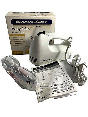 Proctor Silex Hand Mixer Easy Mix Speed Watts New Opened