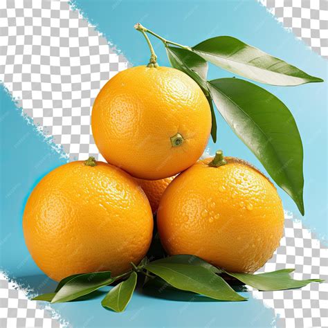 Premium PSD | Orange fruit on transparent background