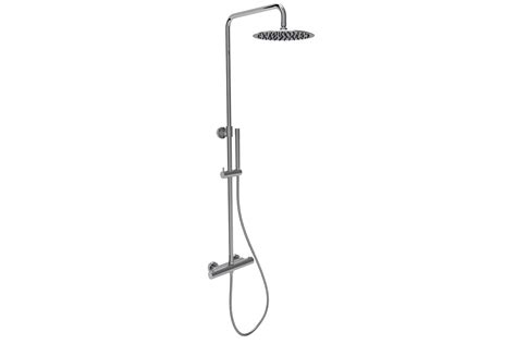 Domo Exposed Shower Set With Cm Discus Rose And Hand Shower Co