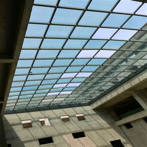 Steel Frame Roof Skylight Building With Glass Skylight Roof Cover Buy