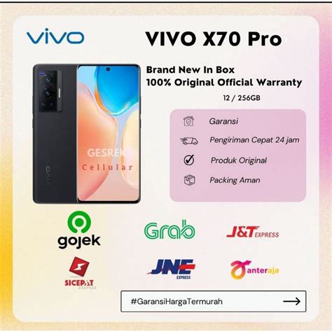 Jual Vivo X70 PRO 5G 12 256GB GARANSI RESMI Shopee Indonesia