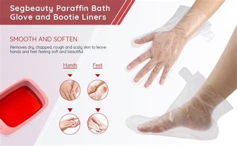 Segbeauty Pcs Paraffin Wax Bath Liners Plastic Socks For