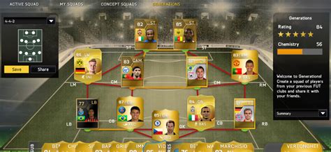 fifa  ultimate team squad fifa  ultimate team carryover