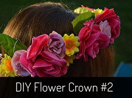 DIY Flower Crown Tutorial #2 - Oh Hi DIY