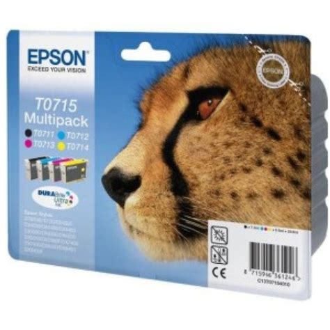 Pack Negro Colores Tinta Original Epson T C T