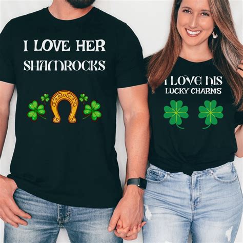 St Patricks Day Shirt For Couples His And Hers Saint Pattys Tshirt