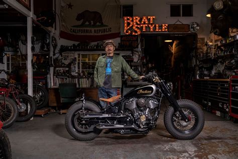 Custom Bike Von Go Takamine Ist Eine Indian Chief