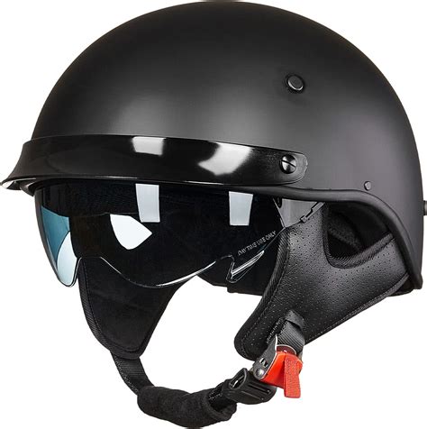 Amazon.com: ILM Fiberglass Half Helmet Motorcycle Men Women Adult Open ...