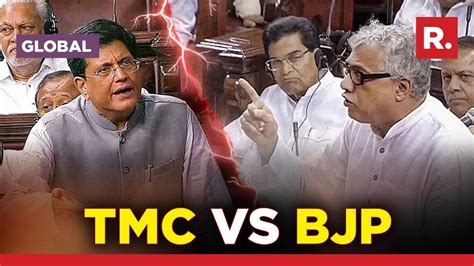 Tmc S Derek O Brien Vs Union Minister Piyush Goyal Heated Exchange In