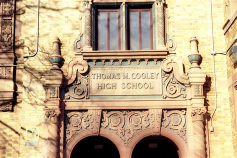 Detail Entrance Arch Thomas M Cooley High School Detro Flickr