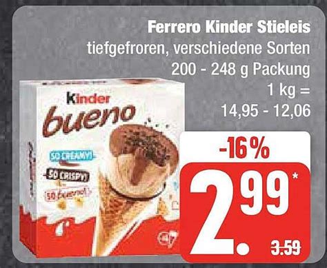 Ferrero Kinder Stieleis Angebot Bei EDEKA 1Prospekte De